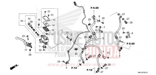 HAUPTBREMSZYLINDER, VORNE ZYLINDER NSS750M de 2021